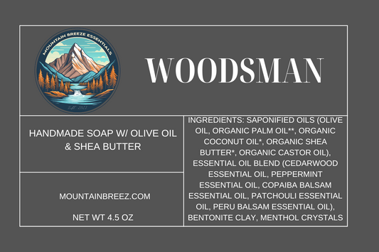 Woodsman - Cold Pressed Bar Soap