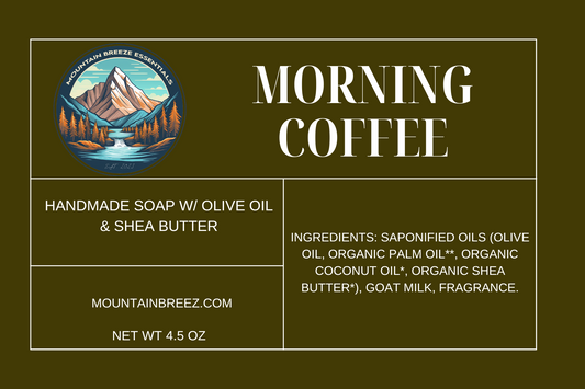 Morning Coffee Cold Pressed Bar Soap